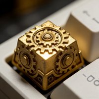 Magic Academy Anime Keycaps Metal Artisan Keycaps Custom Original Handmade Keycaps for Mechanical Keyboard Accessories Gift