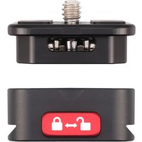 Quick Release Plate Tripod QR Plate Camera Mount Adapter Quick Setup Aluminum Alloy for DSLR Camera Tripod Gimbal Stabilizer