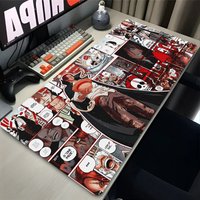 Anime Desk Mat XXL Large Gaming Accessories Natural Rubber Mouse Pad Gamer Anime One Pieces Shanks Mousepad Non-Slip Carpet
