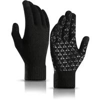 AliExpress NONE Breathable Winter Touchscreen Anti Slip Upgraded Thermal Warm Knitted Outdoor Cycling Sports Gloves Men Women for Running