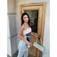 Summer Strawberry Bright Pvc Jelly Shoulder Bag Waterproof Zipper Large Capacity Handbag Casual Swimming Vacation Beach Bag New
