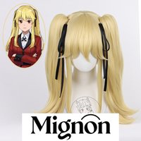 Kakegurui Mary Saotome cosplay wig tiger clip twin tails Halloween gift