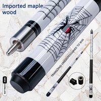 High Quality Wood Spider Pool Cue Stick with 13mm Tip and Leather Anti slip Grip Handle Ideal for Billiards Pool Cue Club
