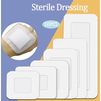 【10 tablets】Medical breathable wound dressing patch Self-adhesive non-woven wound first aid bandage patch
