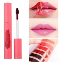 Red Peel-off Lip Gloss Natural Lip Dye Tattoo Tinted Lipstick Non-stick Cup Waterproof Matte Liquid Lipstick Makeup Cosmetics