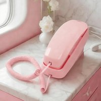 Corded Telephone Volume Adjustable Landline Phone with Large Buttons Home Wired Wall Mount Desk Phone with Indicator Light
