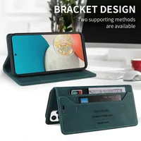 Anti-theft Flip Leather Wallet Case For Samsung Galaxy A07 A15 A16 A17 A26 A27 A35 A36 A37 A54 A55 A56 A57 S26 Ultra S26 Plus