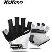 AliExpress KoKossi 1Pair Cycling Gloves Men Outdoor Road Bike Half Finger Mountain Biking Anti Slip Shockproof Summer Fitness Riding Gloves