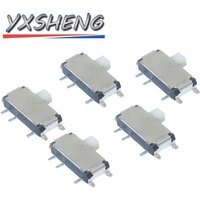 50PCS 7Pin Mini Slide Switch On-OFF 2Position Micro Slide Toggle Switch 1P2T MSK-12C01-07 Miniature Horizontal Slide Switch SMD