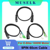 Hub Motor Extension Cable Conversion Cable Julet 9Pin 60cm for Electric Bicycle Accessories Ebike