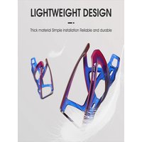 AliExpress ISGEDRM Bicycle Water Bottle Cage Colorful Gradient Cycling Bottle Holder Ultralight MTB Road Bike Water Bottle Bracket