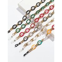Vintage Colorful Acrylic Glasses Chain for Men Women Fashion Sunglasses Chains Lanyard Neck Strap Rope Eyeglasses Cord Jewelry