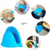 Silicone Anti-heat Gloves for Microwave Ovens Heat-resistant Gloves for Baking Ovens Thickened and Heat-resistant