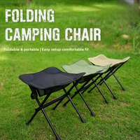 Outdoor Ultralight Folding Camping Chair Hiking Travel Foldable Fishing Portable Aluminum Alloy Beach Moon Chair