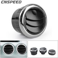 80mm Universal Car Vent Front Dashboard Air Flow Conditioning Vent Deflector Knob Rotation Air Outlet Vent For Camper Caravan RV