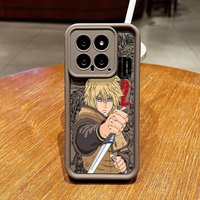 VINLAND SAGA Anime For Xiaomi 17 15 15T 14 14T POCO X8 X7 X6 M8 M7 M6 F8 F7 Pro Plus Eyes Ladder Lanyard Silicone Phone Case