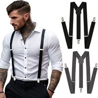 Suspenders For Men Pants Apparel Adult Suspender Man Shirt Dress Women Wedding Party Solid Colors Suit Skirt With Braces Straps