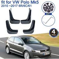 for Volkswagen VW Polo Mk5 2010 2011 2012 2013 2014 2015 2016 2017 6R 6C 61 Mud Flaps Splash Guards Flap Mudguards Fender Parts