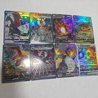 Shiny PTCG Cards Collection DIY Handmade Boy Charizard VSTAR Pocket Monsters Laser Card Exquisite Student Holiday Gift