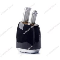 Cream Kitchen Knife Set Vintage Household Stainless Steel Kitchen Knife Knife Holder