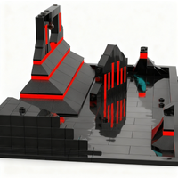 328-teiliges MOC Star Battle Sith-Tempel Malachor Modell Bausteine Spielzeug Konstruktion Weihnachtsgeschenk Kreatives Montage-Set Geburtstag DIY