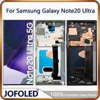 Note20 Ultra Flexi AMOLED For Samsung Note20U Note20 Ultra 5G LCD Display Touch Screen Digitizer N985 N986 Replace Repair Parts