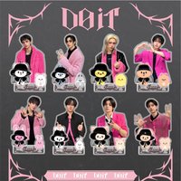 New Stray Kids Album DO IT Acrylic Desktop Pendant SKZOO Surrounding Bangchan Felix Desktop Pendant Stand Fan Collection Gift