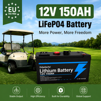? Wiederaufladbare 12V 150Ah Lithium LiFePO4 Batterie, weit verbreitet in USV-Anlagen, Kajak-Fischfinder, Solarpanel-Ladegeräten, Power Wheels Spielzeugautos, Elektrorollern, Wohnmobilen, Angelbooten.