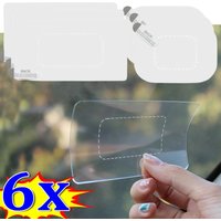 6pcs Dashcam Windshield Transparent Windshield Sticker Electrostatic Stickers for Dash Cam Windshield Film Screen Sticker