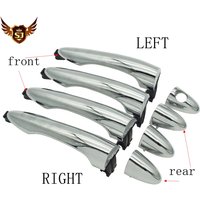 For Kia Sportage 2011-2016 Door Handle Cover Outside Exterior FRONT REAR LEFT RIGHT CHROME SMOOTH