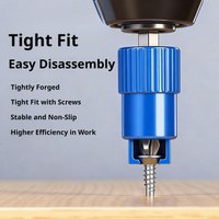 Positioning Screwdriver Bits with Spring Anti-Slip Fixed Drill Bit Head for Drywall Board, Woodworking Power Tools