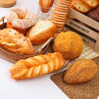 Artificial Bread Simulation Food Model Fake Stick Home Decoration Shop Window Display Photography Props Table Decor Funny