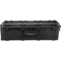 Wetterfester Hartschalenkoffer, robuster Schutzkoffer mit 3 Griffen, wasserdichter Hartschalenkoffer mit 6 Clips, 6 tr