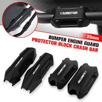 25mm Bumper Engine Guard Protector Block Crash Bar Decorative For QJMOTOR QJ MOTOR SVT 650 X 650X SRT 550x 700 X SVT650X SRT700X