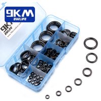 Fishing Rod Guides Ring 10Pcs~100Pcs Wear Resistant Ceramic Guide Ring Rod Repair Replacement Kit Alconite Ring Black 6mm~47.3mm