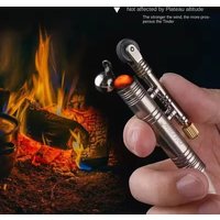 New Metal Windproof Lighter Outdoor Camping Retro Vintage Tinder Cigarette Lighters & Smoking Accessories Factory Sales
