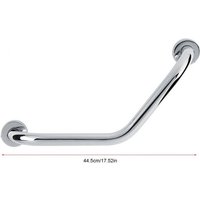 1Pc Stainless Steel Bathtub Arm Safety Support Handle Bath Shower Grab Tub Bar Wall Mount Handle Grip Toilet Bathtub Handrail