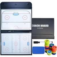 Ice Hockey Tactics Board Magnetic Coaching Board, Ice Hockey Equipment for Men Father