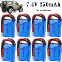 7.4V 250mAh Car Battery 25C 2S For Orlando Hunter 1:35 RC Remote Control climbing Car Micro mosquito car lithium battery Parts