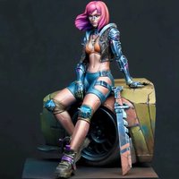 1/24 75mm Resin Figure Model Kit Hobby Collection Figurine Miniature Toy Akito Dune Rider Unassembled & Unpainted Free Shipping