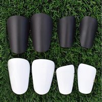 1 pair black white pp material soccer leg guards mini leg guards soccer training supplies shin guards foot guards