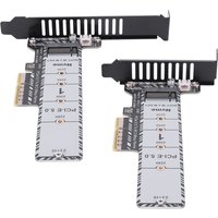 PCIe 5.0 To M.2 NVMe Adapter Card Supports 2280 2260 2242 2230 22110 M. 2 NVME SSD To PCIe X4 Expansion Card (Not for SATA NGFF)