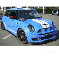 Hot for Mini Cooper/S R53 DAG model carbon fiber front lip spoiler small body kit JCW front splitter