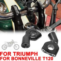 For Triumph Bobber T100 T120 T 100 T 120 Speedmaster Thruxton 900 Motorcycle Accessories Handlebar Riser Clamps Raise Handle Bar