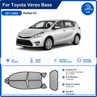 For Toyota Verso Base 2011-2020 Custom Full Set Windshield Sun Shade Aluminum Foil Heat Insulation Anti UV Foldable