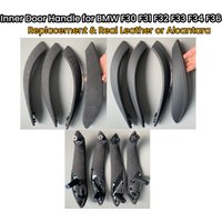 RHD or LHD Replacement Interior Door Handle Alcantara or Real leather Performance for BMW 3 4 Series 3GT F30 F31 F32 F33 F34 F36