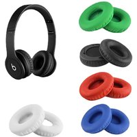 Geeignet für Beats Solo HD Ohrpolster Kopfhörerhülle Kopfbalken Schwammpolster Leder Ohrenschützer