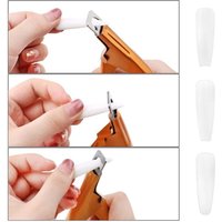 Stainless Steel U Shaped False Nail Cutter Professional Acrylic Nail Tip Trimming Clipper Multipurpose Manicure Salon Care Tool
