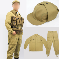 Tactical AirSoft Soviet Mabuta Combat Suit Set Afghan Soviet VDV Special Field Suit GRU Mabuta +Training Hat Hunting Set