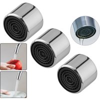 3pcs Tap Faucet Aerator 22mm Internal Thread Sink Aerator Water Saving Filter Nozzle Faucet Kitchen Accessories